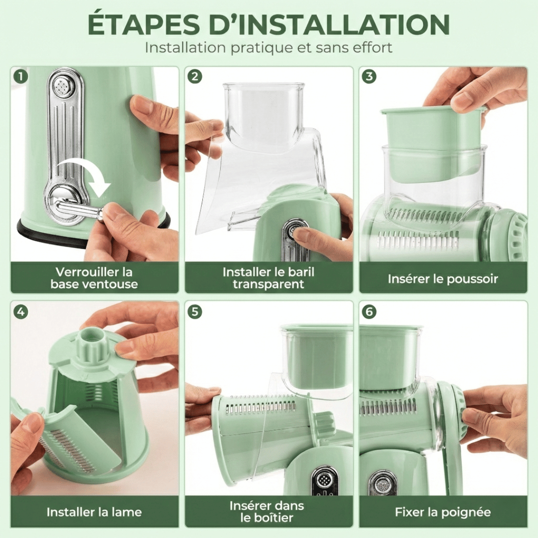 La Râpe Anti-Corvée™ 5-en-1